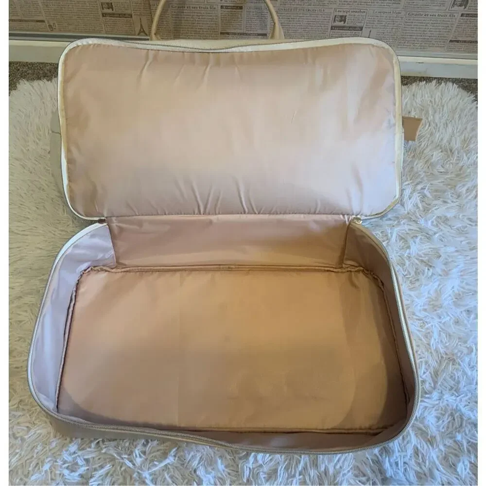 BEIS The Convertible Weekender in Beige